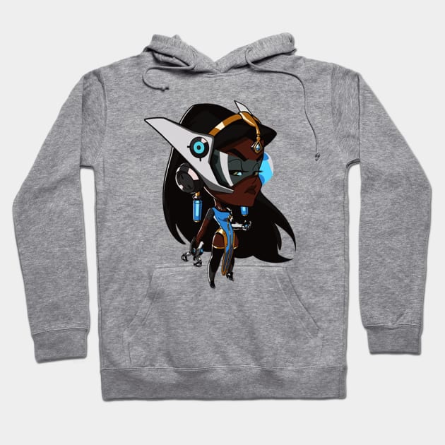 Symmetra Cute Spray - Overwatch Hoodie by Bystanders